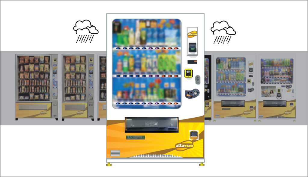 Altavend outdoor rated vending machine